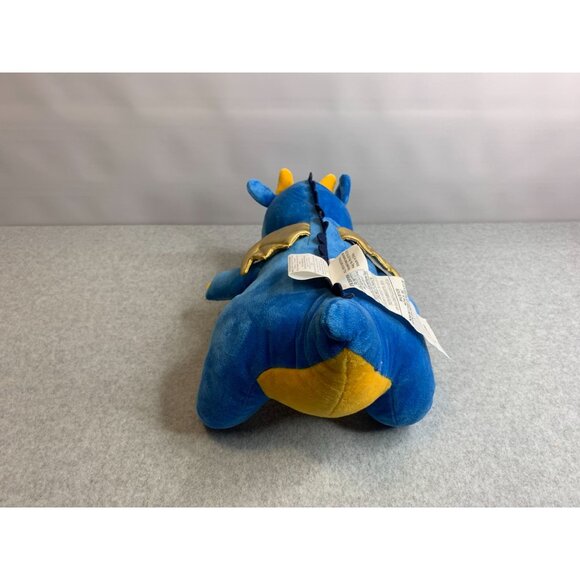 Kohls The Big One Plush Blue Dragon Stuffed Animal Doll Toy 14 in Tall - Picture 8 of 10